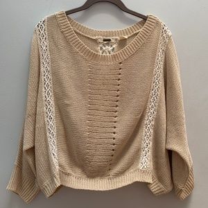 MISS ME Off-the-Shoulder Sweater